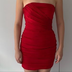 Express: red dress